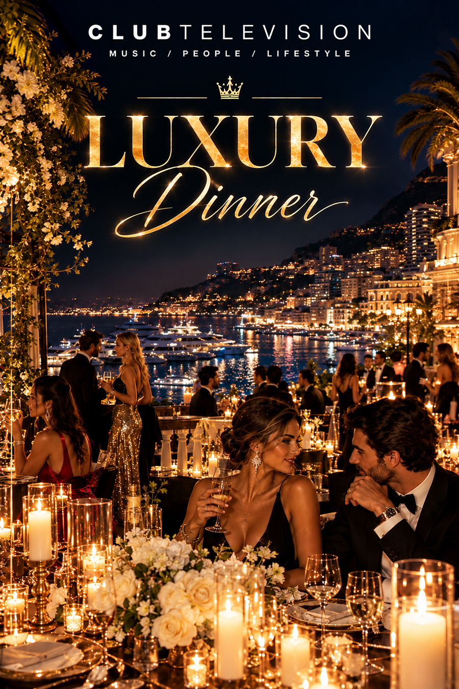3-Cena di lusso sul porto di Monte Carlo